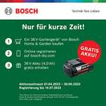 Bosch AdvancedLeafblower 36V-750 inkl 36V-Akku (2,0 Ah) & Ladegerät + 36V-Akku (4,0 Ah) gratis bis 30.06.2023