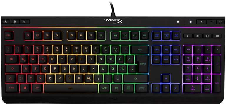 HyperX Alloy Core RGB Membrane Gaming Tastatur für 29,39€ (Alza)