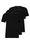 [PRIME] 3er Pack BOSS Herren V-Neck T-shirts, schwarz, alle Größen verfügbar