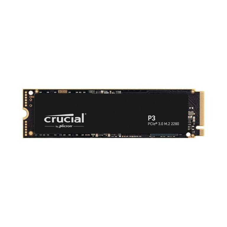 4TB Crucial P3 SSD M.2 2280 PCIe 3.0 x4 3D-NAND QLC (CT4000P3SSD8) über mindstar