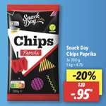 Snack Day 200g Paprika CHIPS (4,75€/kg) ab 12.06. bei LIDL