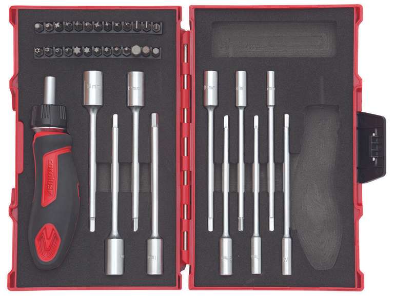 Carolus Werkzeugsatz 1/4“ 6-14mm 37-Teile (Steckschlüssel)
