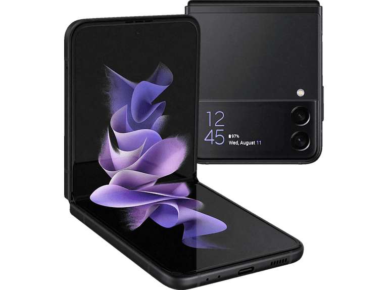 SAMSUNG Galaxy Z Flip3 5G 128 GB Phantom Black Dual SIM + 2% Shoop und 10€ Shoop Gutschein (MediaMarkt/Saturn)