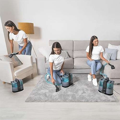 [Amazon Prime] Cecotec Polsterstaubsauger Conga 4000 Carpet&Spot Clean. 400 W, 2 Tanks für sauberes & schmutziges Wasser