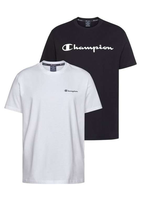 2er-Pack Champion T-Shirts in zwei Farbkombis für 28,44€ inkl. Versand (statt 43€)
