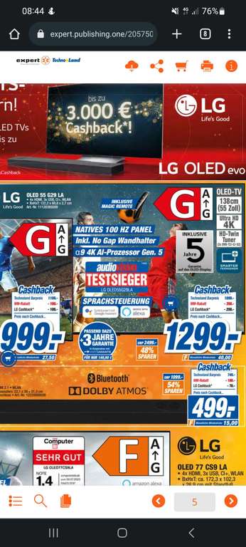 LG OLED 55G29 [Lokal Expert Deizisau]