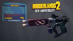 [PC, Xbox, Playstation, Nintendo] Borderlands 2 10-Year Anniversary Rewards - Infinity, Lyudmila, Norfleet