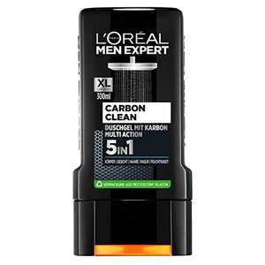 [Sparabo+Coupon] L'Oréal Paris Men Expert 5in1 Duschgel für Männer, Carbon Clean, 300ml