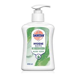 [PRIME/Sparabo] Sagrotan Handseife Aloe Vera – Hygienische Flüssigseife – 250 ml Seifenspender