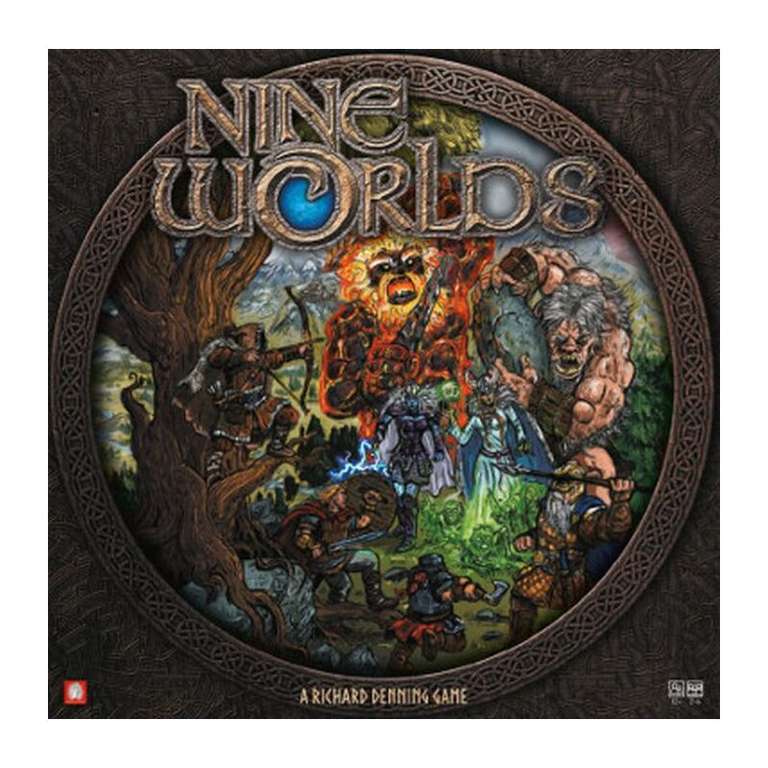 Nine Worlds BGG 6,5 + Sagas and Treasures Erweiterung BGG 7