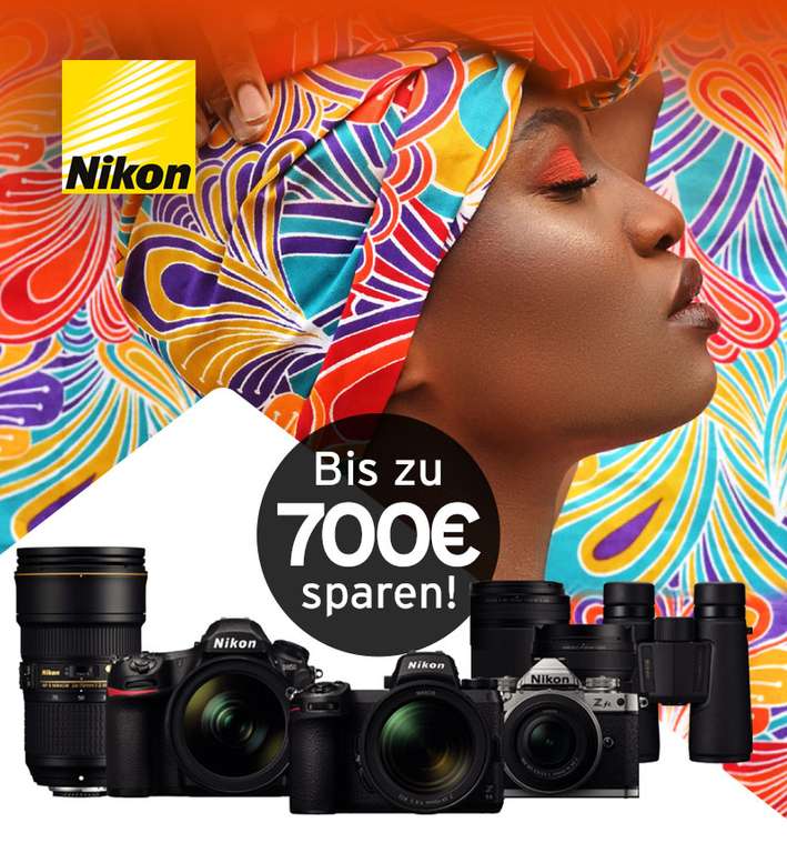 Nikon Sommer Sofortrabatt-Aktion auf Kameras (100-700€), Objektive (30-300€) & Ferngläser (20-30€)