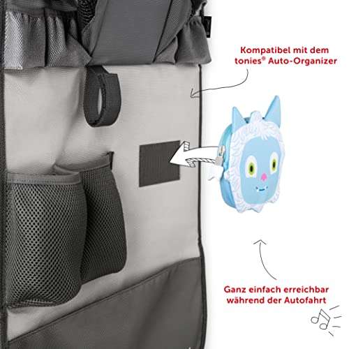 (PRIME) tonies Mini-Tasche Superheld, praktische Tasche für unterwegs, bietet Platz für bis zu 3 Hörfiguren