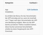 Lieferando: 3 Euro Cashback bei shopbuddies für die erste App-Installation und Bestellung