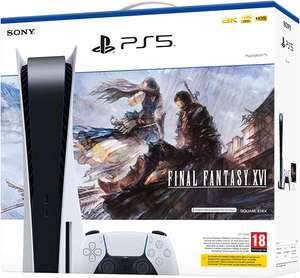 Sony PlayStation 5 (PS5) Disc Edition + Final Fantasy XVI für 466,69€ (Amazon.it)