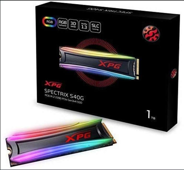 1TB ADATA XPG Spectrix S40G M.2 SSD PCIe 3.0 x4 - Mindfactory MindStar Deal