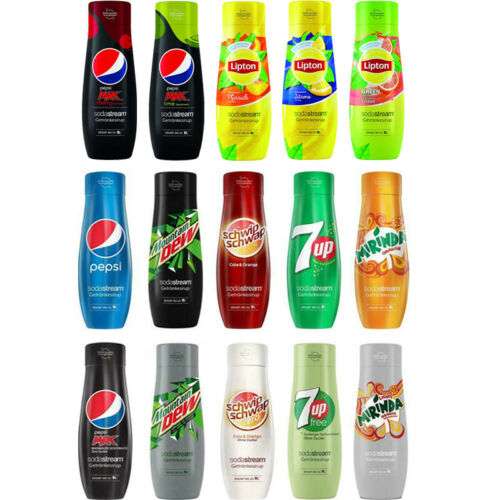 Sodastream Sirup verschiedene Sorten für je 1,49€ (Pepsi, Lipton, Mirinda, Schwip Schwap, Mountain Dew) (MHD)