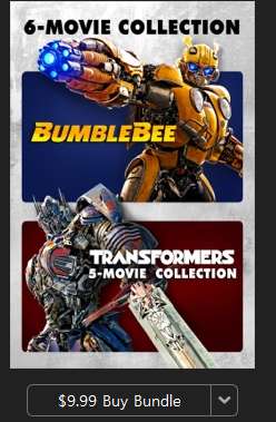 [iTunes US] Bumblebee + 5 Transformers Filme - 4K Dolby Vision Kauffilme - nur OV - Bestpreis