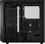 Fractal Design Focus 2 RGB Black TG PC-Gehäuse (46l, bis ATX, 2x 140mm ARGB-Frontlüfter & LED-Steuerung, Glasfenster, Staubfilter)