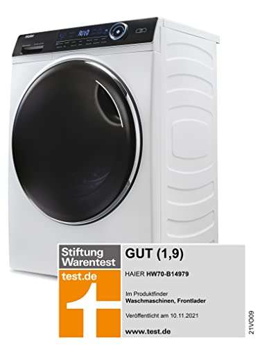 [Amazon] Haier I-PRO SERIE 7 HW70-B14979 Waschmaschine | 7 kg | Energieeffizienzklasse A | Test GUT (1,9)