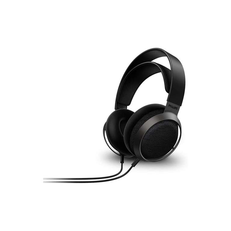 Philips Fidelio X3/00 Over Ear Kopfhörer mit 50-mm-Akustik-Treiber, High Resolution Audio 3m Kabel Gaming Musik @netto