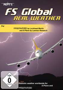 FS Global Real Weather - Add-On für Flugsimulatoren Prepar3D v5, X-Plane 11 (Downloadversion)