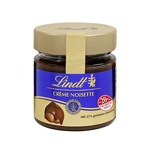 [PRIME] Lindt Schokolade - Brotaufstrich Crème Noisette, Promotion | 220 g | Haselnusscrème mit Kakao und 25% gerösteten Haselnüssen