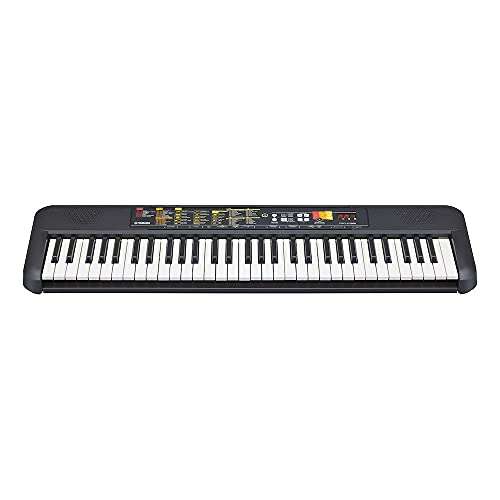 Yamaha PSR-F52 Digital Keyboard, schwarz – digitales Keyboard für Einsteiger 61 Tasten, 144 Instrumentenklänge, 158 Begleit-Styles