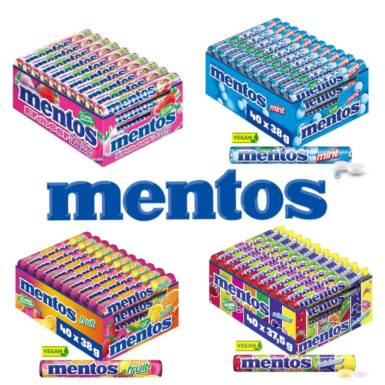 Mentos Menthe 40x38g