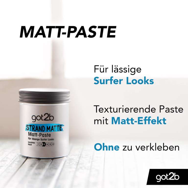 got2b Strand Matte Matt-Paste - 100 ml (Prime Spar-Abo)