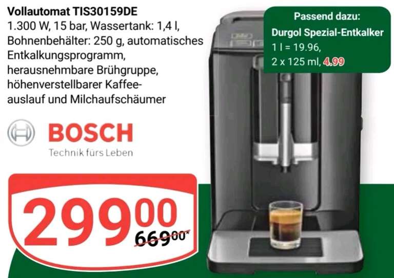 Lokal bei Globus - Bosch VeroCup 100 TIS30159DE