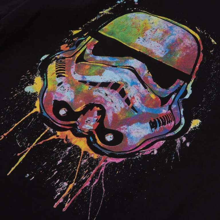 STAR WARS Paint Splat Stormtrooper T-Shirt schwarz (Gr. S - XXL)
