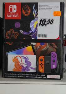 [Lokal 25485 Bilsen] Nintendo Switch OLED Pokémon Scarlet & Violet-Edition (Einzelstück)