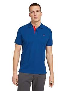 TOM TAILOR Piqué Poloshirt, blau, Größe S - 3XL (Amazon Prime)