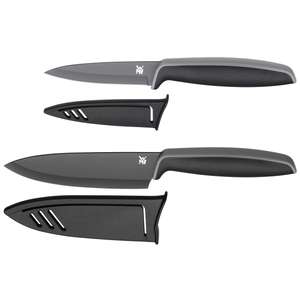 WMF Touch Messerset 2-teilig, Küchenmesser mit Schutzhülle, antihaftbeschichtet, scharf [Amazon Oster Deals]