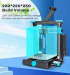 Sovol SV06 3D-Drucker 220*220*250mm 300°C Metallhotend, Direktextruder, ABL