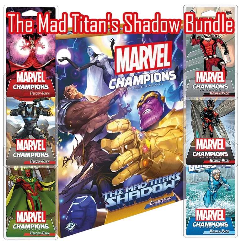[Brettspiel] Marvel Champions LCG - Diverse Bundles für 66,60€