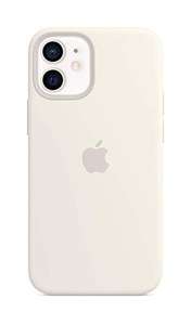 Apple Silikon Case mit MagSafe (für iPhone 12 Mini), weiß - für 23,62€ (Amazon Prime)