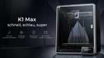 Creality K1 Max 3D-Drucker 30x30x30cm, Gehäuse, CoreXY, 600mm/s, LIDAR, neue Version 665€ (oder K1 für 379€ K1C für 479€)