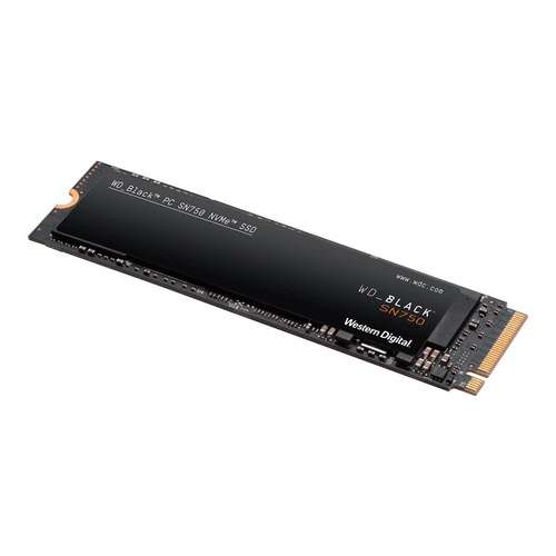 WD Black SSD SN750 Gaming 2TB PCIe Gen3 8Gb/s M.2 High-Performance NVMe SSD Bulk - WDS200T3X0C