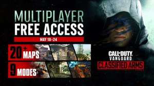 Call of Duty: Vanguard Multiplayer (PC / PS4 / PS5 / Xbox One u. Series X /S) Kostenlos spielen vom 18. - 24.Mai