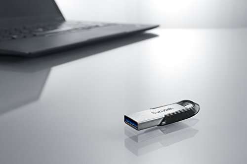 [Amazon Prime] SanDisk Ultra Flair USB 3.0 Flash-Laufwerk 128 GB (robustes und elegantes Metallgehäuse, Passwortschutz, 150 MB/s Lesen)