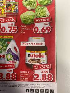 [Offline, Kaufland] Nutella 825 Gramm (3,50€/KG)