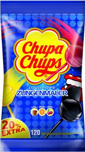 Chupa Chups Zungenmaler oder "Best Of Mix " Lutscher, Nachfüllbeutel 120 Stück ( Prime Sparabo )