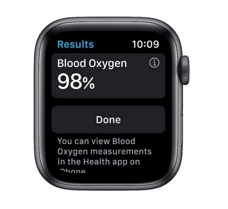 Apple Watch SE (2021), GPS, 40 mm, Space-Grau