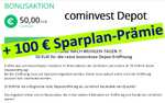 [Questler + cominvest] 50€ für Eröffnung cominvest Depot (RoboAdvisor) + 100€ für monatl. Sparplan, 12 Monate a 100€; Neukunden, eID möglich