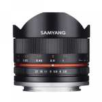 Samyang Fisheye 8mm F2.8 II Objektiv für Canon EF-M-Mount