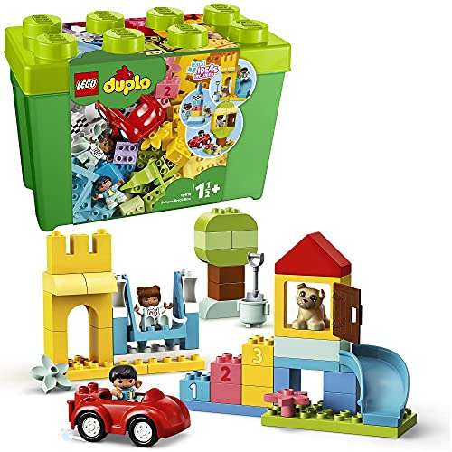 LEGO 10914 DUPLO Deluxe Steinebox, Lernspielzeug mit Bausteinen und Aufbewahrungsbox, Kreativbox Kinder (Prime & Kaufland)