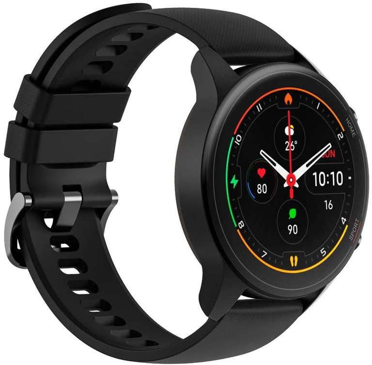 XIAOMI Mi Watch Smartwatch glasfaserverstärktes Polycarbonatgehäuse Silikon, 125 mm + 85 mm, beige, black oder blue