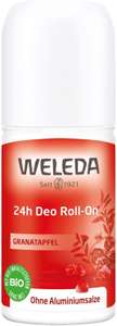 [Prime Sparabo] WELEDA Bio Granatapfel 24h Deo Roll-on, natürliches Naturkosmetik Deodorant | 50ml | 2,60€ möglich