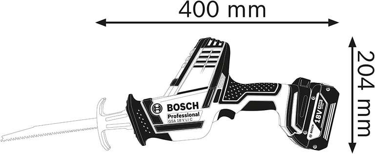 Bosch Akku-Tigersäge Säbelsäge GSA 18V-LI Compact, ohne Akku und Ladegerät